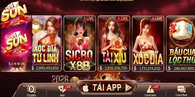 Sảnh game casino Sunwin & Bắn cá là nơi tập trung trò chơi giải trí đổi thưởng